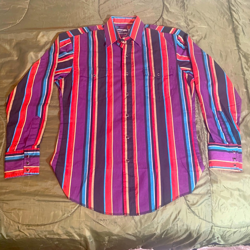 Wrangler long sleeve pearl snap